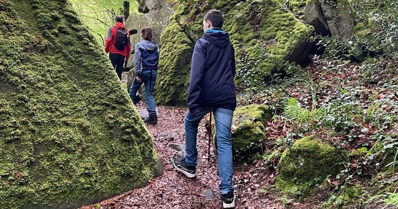 Remco wandelt in Berdorf